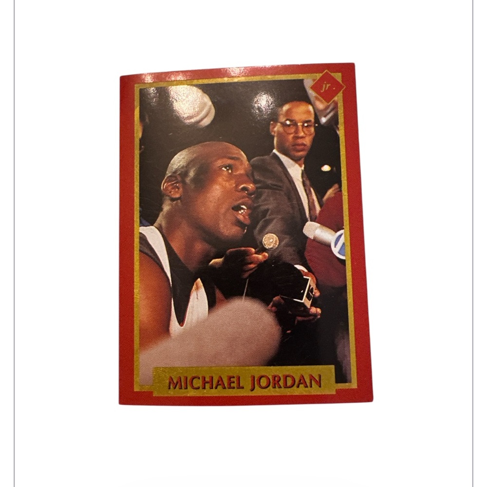 Michael Jordan Trading Card - Red Border by Tuff Stuff exclusive mint condition